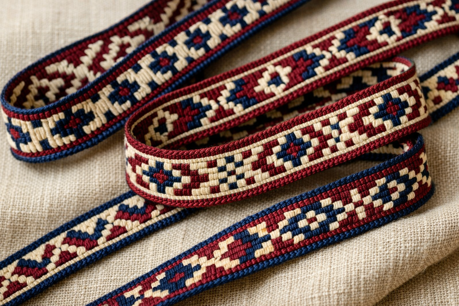 Cadarço Bordado Agregado na Cintura